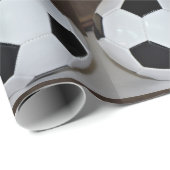 voetbal Foto Cadeaupapier (Rol Hoek)