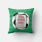  voetbal foto kussen (Achterkant)