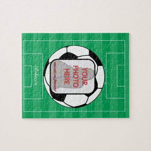  voetbal foto legpuzzel (Horizontaal)