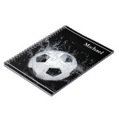 Voetbal Foto Notitieboek (Linkerzijde)