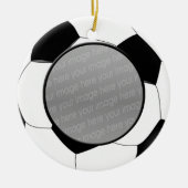 Voetbal foto ornament (Voorkant)