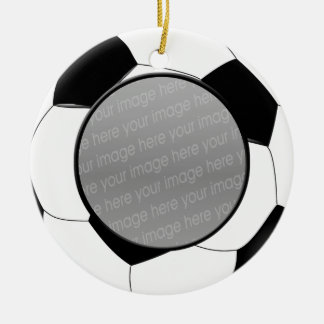 Voetbal foto ornament