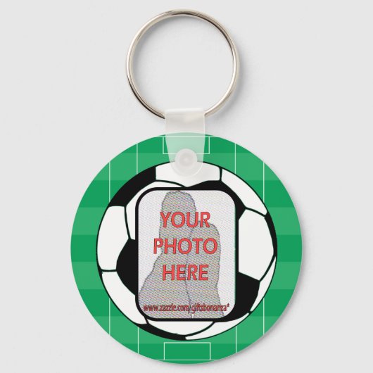  voetbal foto sleutelhanger (Voorkant)