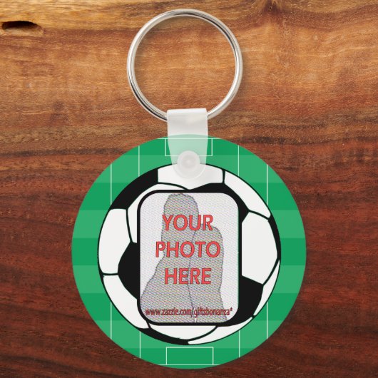  voetbal foto sleutelhanger (Achterkant)