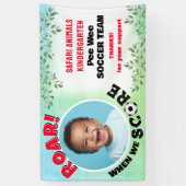 Voetbal Foto Spandoek (Verticaal)