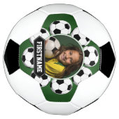 Voetbal Foto voor team of speler - groen (Gedraaid)