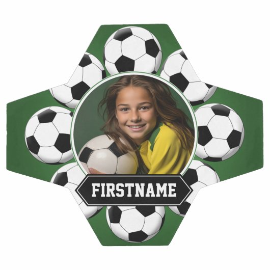 Voetbal Foto voor team of speler - groen (Enkel)