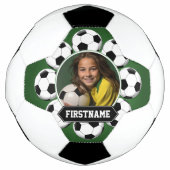 Voetbal Foto voor team of speler - groen (Voorkant)