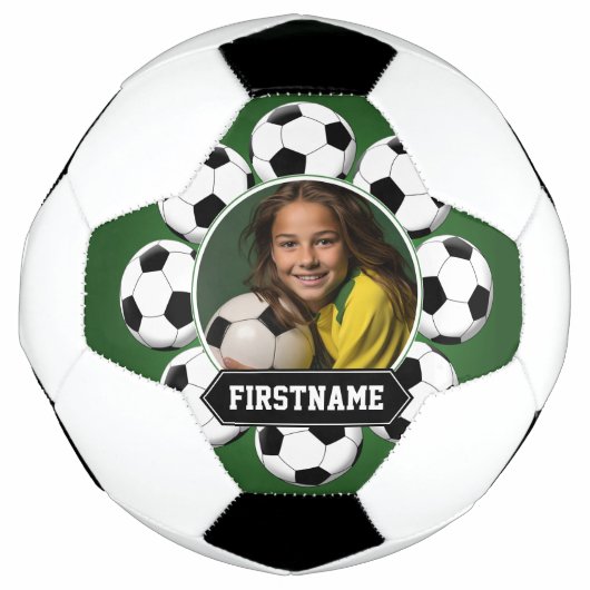 Voetbal Foto voor team of speler - groen (Voorkant)