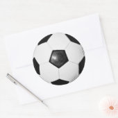 Voetbal Fotosticker Ronde Sticker (Envelop)