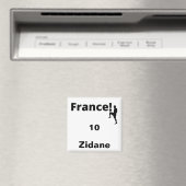 Voetbal Frankrijk, aanpasbaar Magneet (Insitu (Vaatwasser))