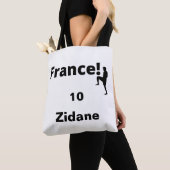 Voetbal Frankrijk, aanpasbaar Tote Bag (Dichtbij)