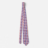Voetbal Frankrijk Franse Vlag Persoonlijk Stropdas (Achterkant)