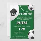 Voetbal Fun Sport Kids Verjaardag Kaart (Voorkant)