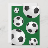 Voetbal Fun Sport Kids Verjaardag Kaart (Achterkant)