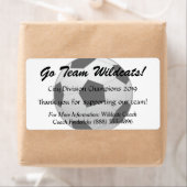 Voetbal Fundraiser Bottle Etiket (Insitu)