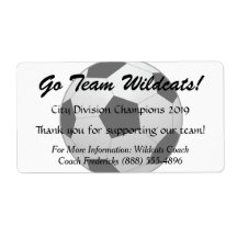 Voetbal Fundraiser Bottle