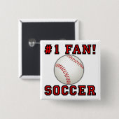 Voetbal Funny not Button Badge Pin (Voorkant /achterkant)