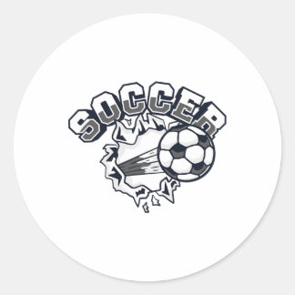 Voetbal Futbol Fußbyll Doelverdediger Trainer Voet Ronde Sticker