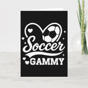 Voetbal Gammy Hart Liefde Voetballer Kaart