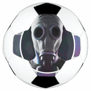 Voetbal gasmasker