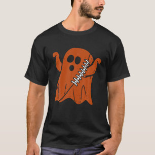 Voetbal Geest Trick Or Treat Grappig Halloween T-shirt