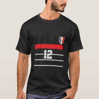 Voetbal geïnspireerd Frankrijk T-shirt