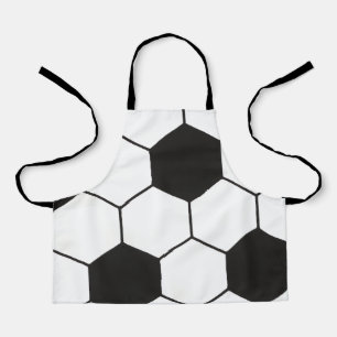 Voetbal geïnspireerd patroon geometrische print  schort