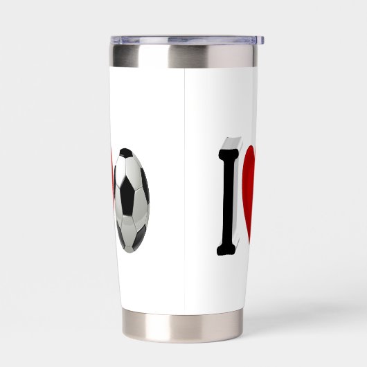 Voetbal Geïsoleerde Drinkbeker (Links)