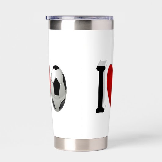 Voetbal Geïsoleerde Drinkbeker (Rechts)