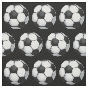 voetbal gekleurd patroon stof