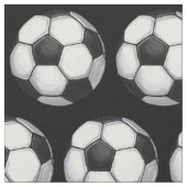 voetbal gekleurd patroon stof (Close Up)