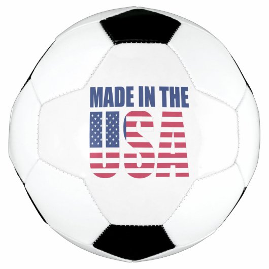 Voetbal Gemaakt in de VS (Voorkant)