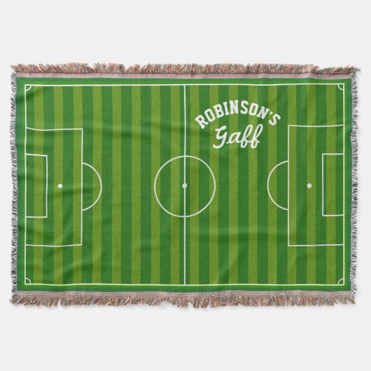 Voetbal gepersonaliseerd deken (Voorkant)