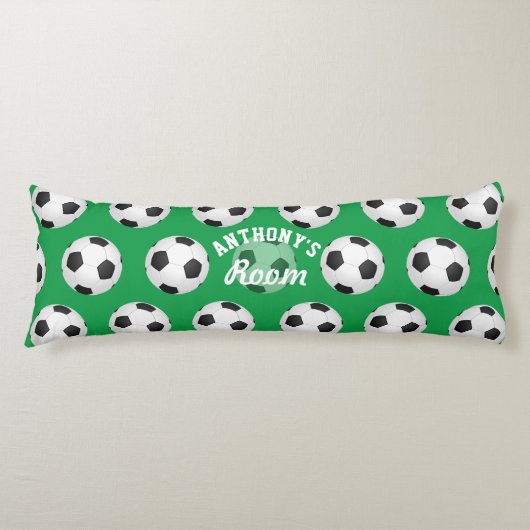 Voetbal gepersonaliseerd lichaamskussen (Voorkant)