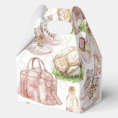 Voetbal Gepersonaliseerd Meisje Verjaardag Bedankdoosjes (Achterkant)