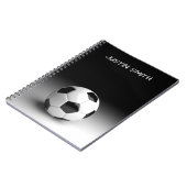 Voetbal Gepersonaliseerd Notitieboek (Linkerzijde)