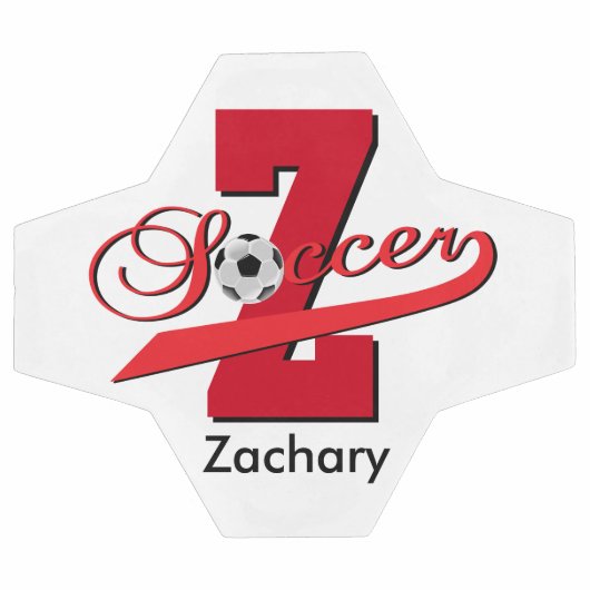 Voetbal | GEPERSONALISEERD | Rood (Enkel)