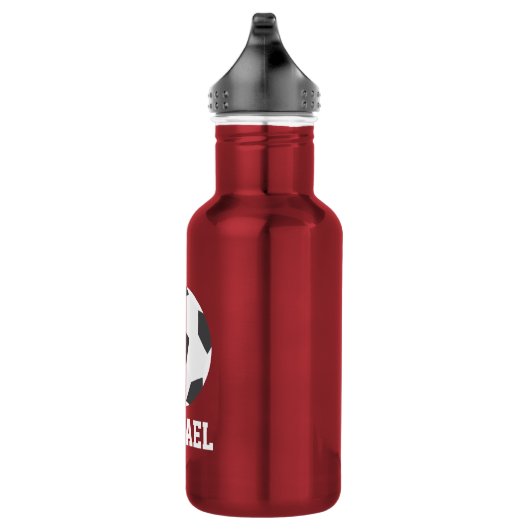 Voetbal Gepersonaliseerde Kinder Waterfles (Rechts)