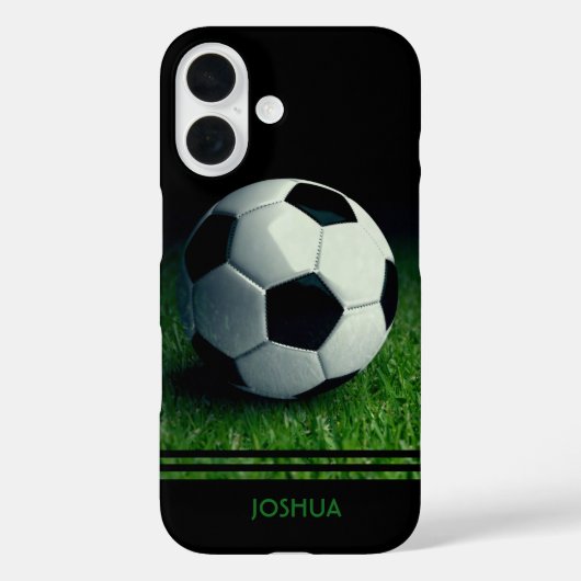 Voetbal Gepersonaliseerde naam Football Case-Mate iPhone Case (Achterkant)