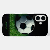 Voetbal Gepersonaliseerde naam Football Case-Mate iPhone Case (Achterkant (horizontaal))