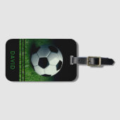 Voetbal Gepersonaliseerde naam Football Sport Bagagelabel (Voorkant (horizontaal))