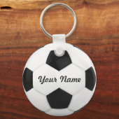 Voetbal gepersonaliseerde naam
sleutelhanger (Voorkant)