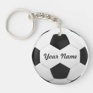 voetbal Gepersonaliseerde naam Sport Sleutelhanger