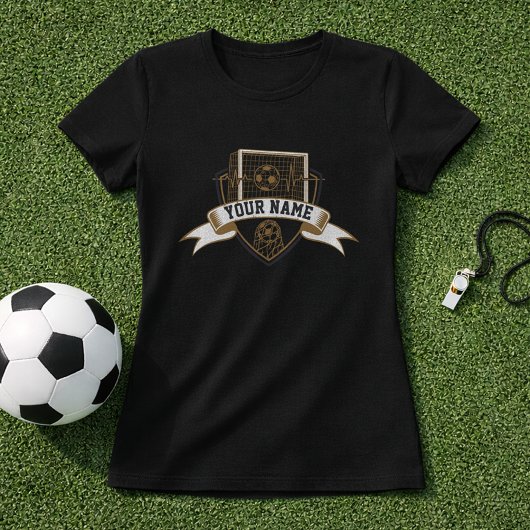 Voetbal Gepersonaliseerde Wapen Spelernaam T-shirt