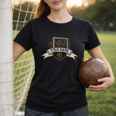 Voetbal Gepersonaliseerde Wapen Spelernaam T-shirt