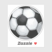 Voetbal geschilderde kunst sticker (Vel)