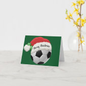 Voetbal gevouwen Wenskaart Kaart (Gele Bloem)