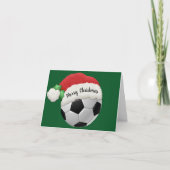 Voetbal gevouwen Wenskaart Kaart (Voorkant)