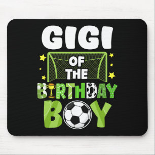 Voetbal Gigi Verjaardag Jongen Feest Voetbal Famil Muismat